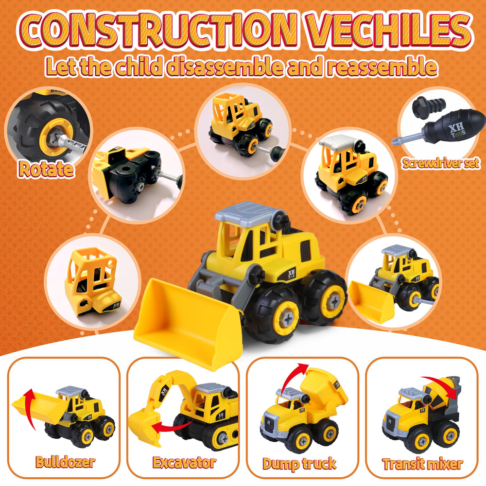 YIDESTARS excavator image encourages fine motor skills during pretend construction.