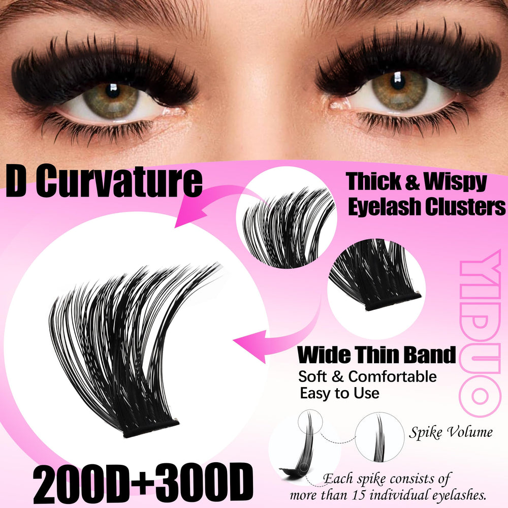 YIDUO Bond and Seal kit for secure, long-wear lash adhesion.