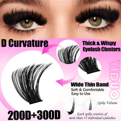YIDUO Bond and Seal kit for secure, long-wear lash adhesion.