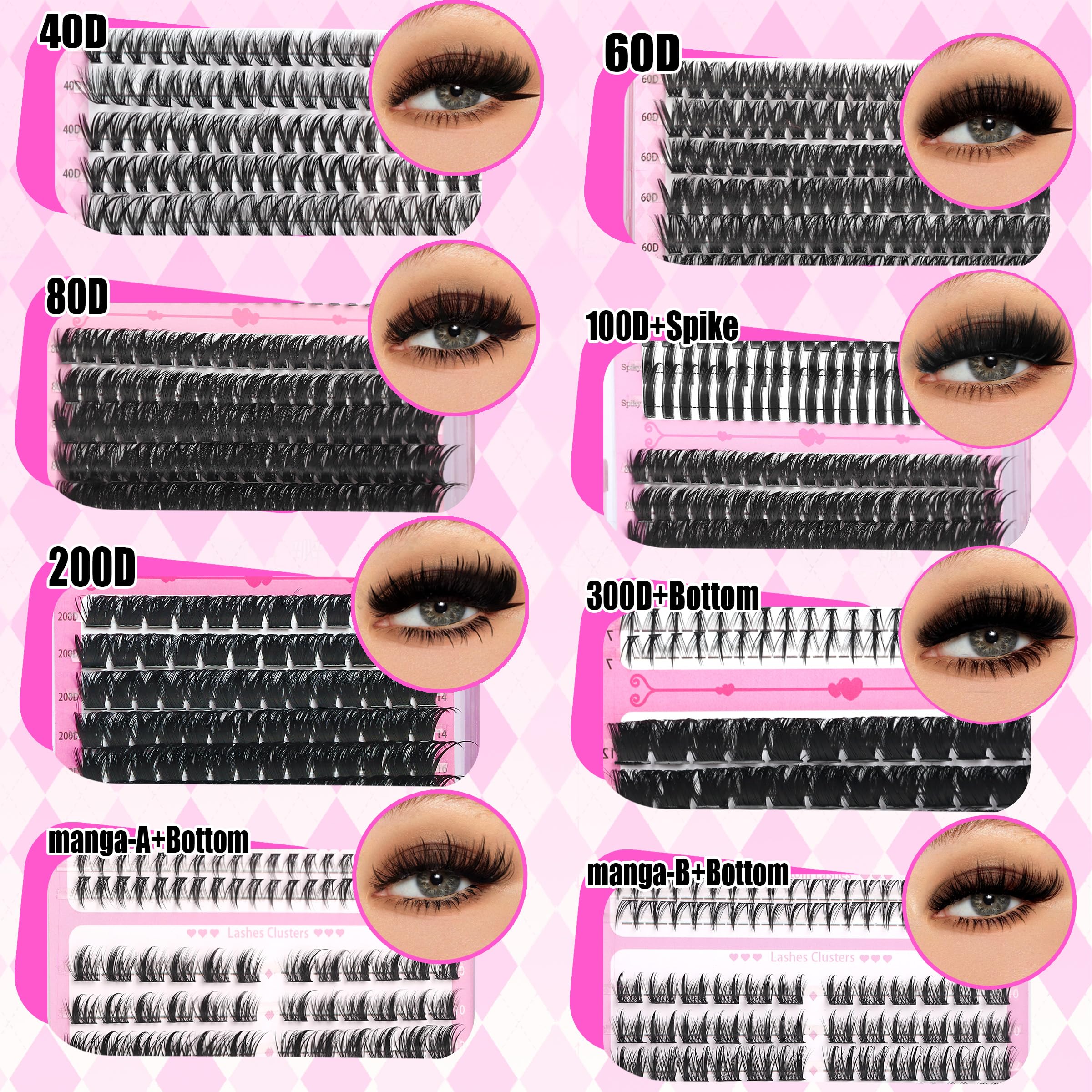 YIDUO bottom lash clusters enhance lower-eye fullness discreetly.