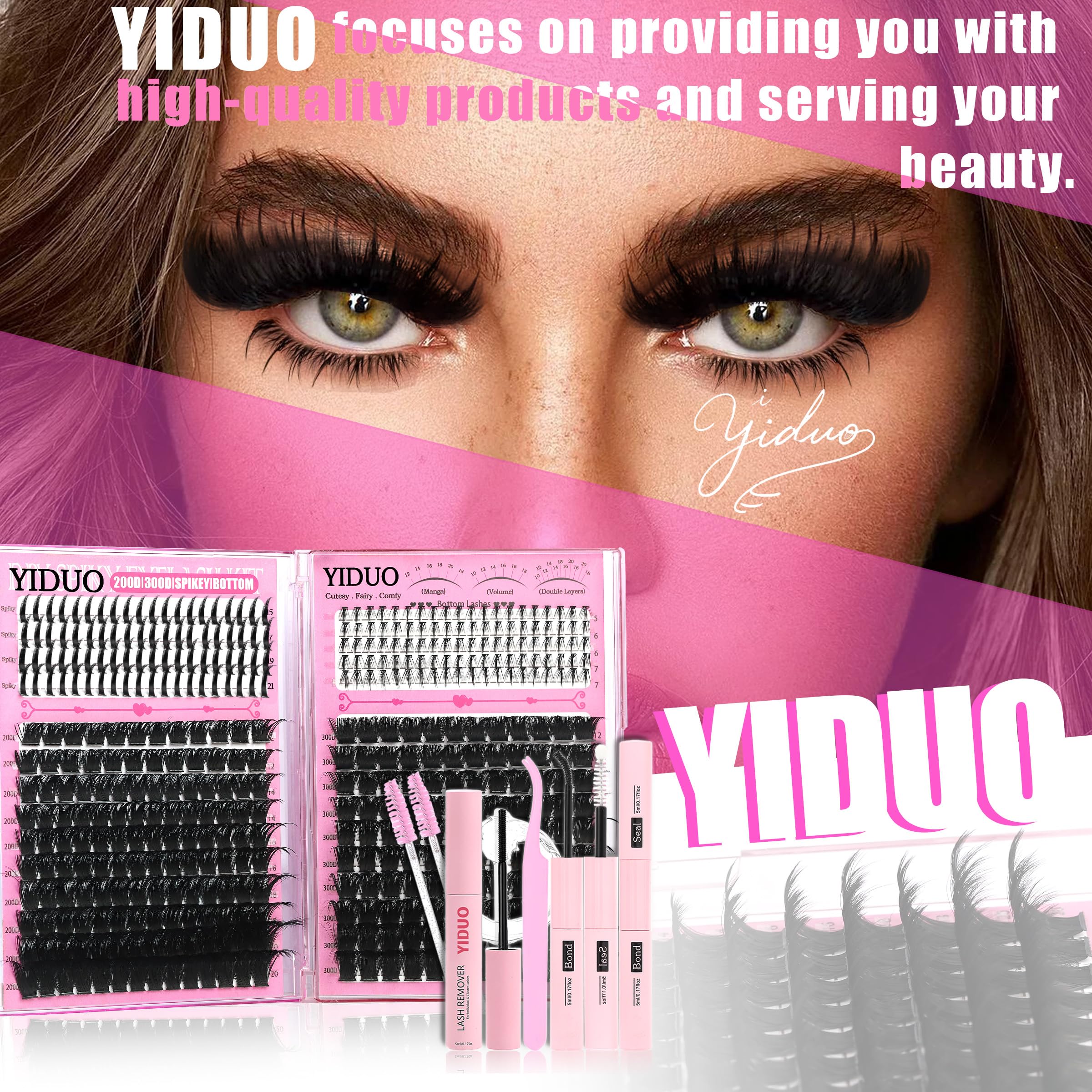 YIDUO D-Curve clusters maintain shape across wear sessions.