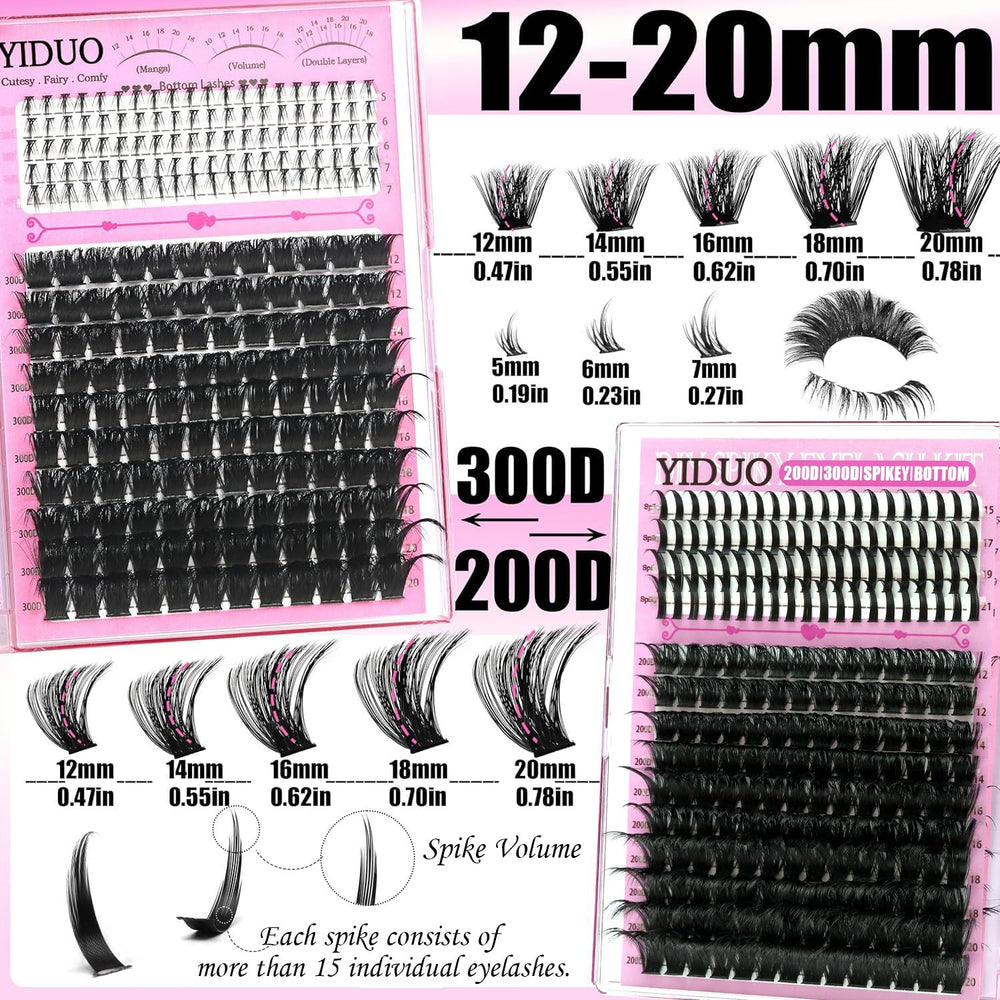 YIDUO Eyebrow Brush included for prepping and shaping brows.