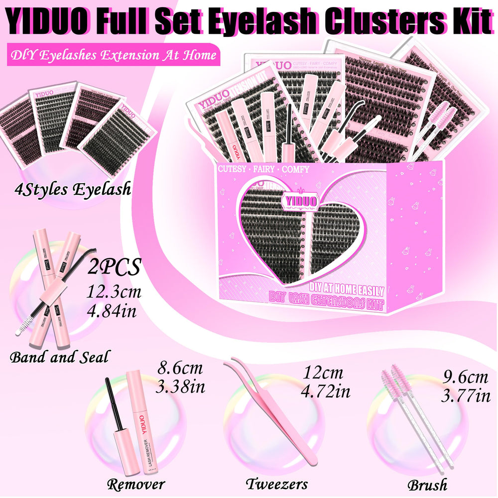 YIDUO eyelash brushes for grooming and separation