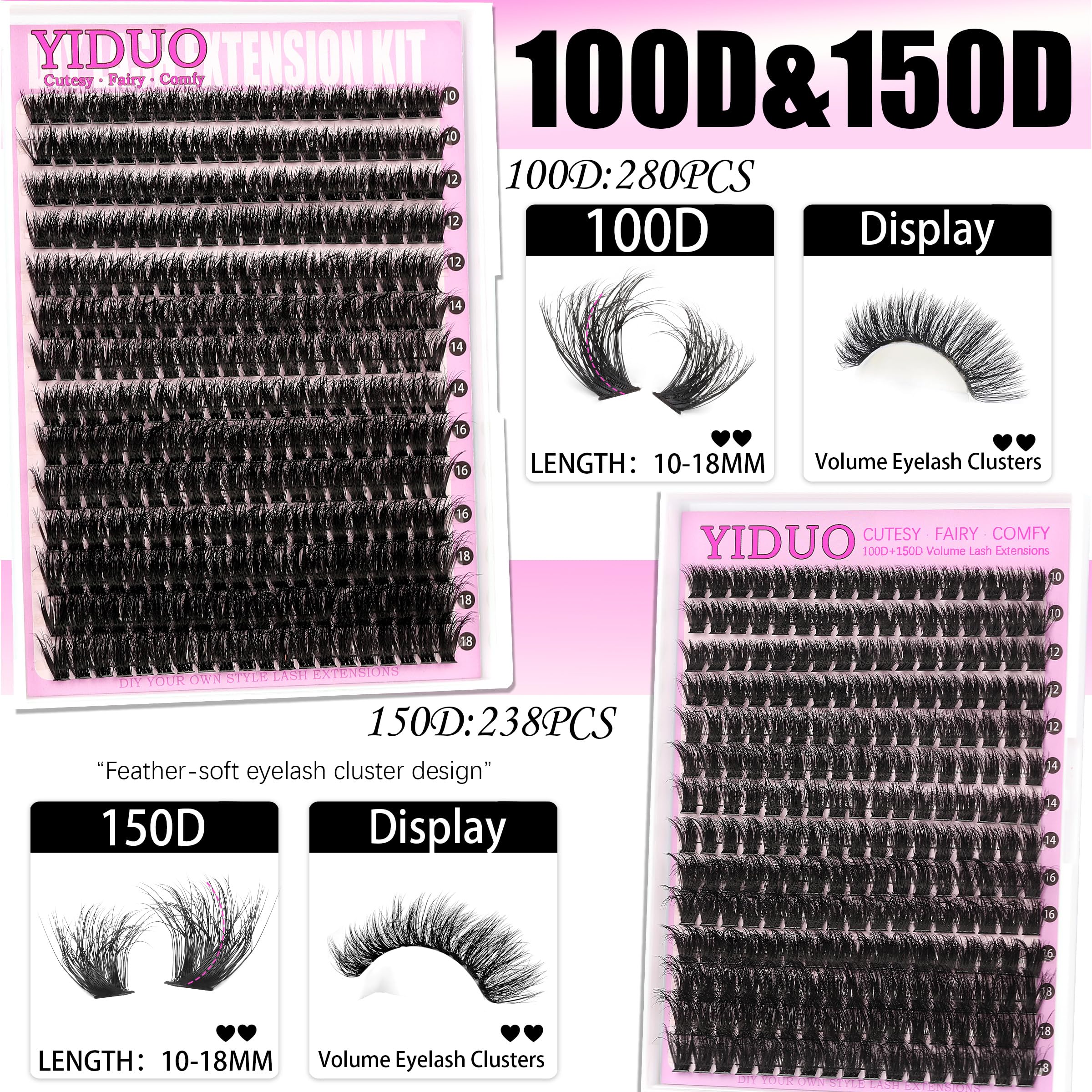 YIDUO lash bond and seal for secure wear