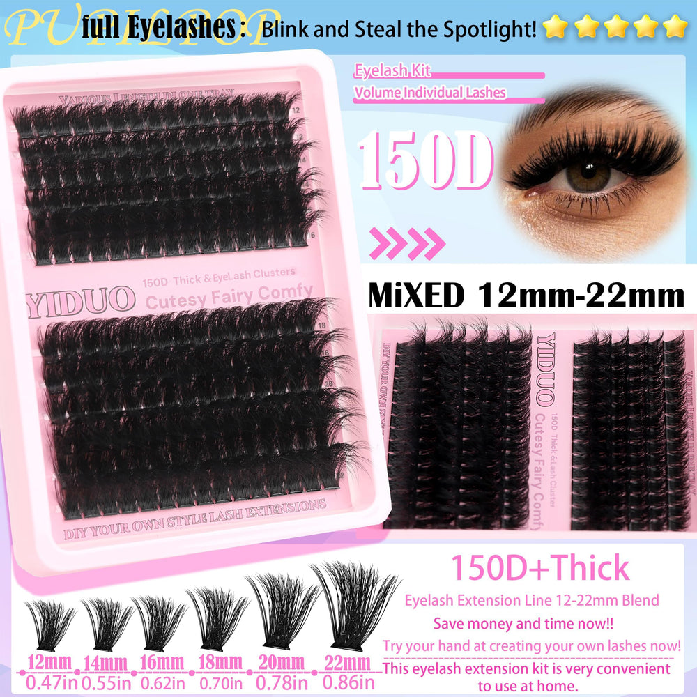 YIDUO lash remover 5ml provides gentle cleanup after wear.