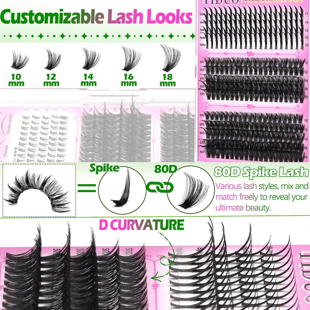 YIDUO lash tweezers precision tool for easy cluster placement