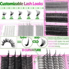 YIDUO lash tweezers precision tool for easy cluster placement