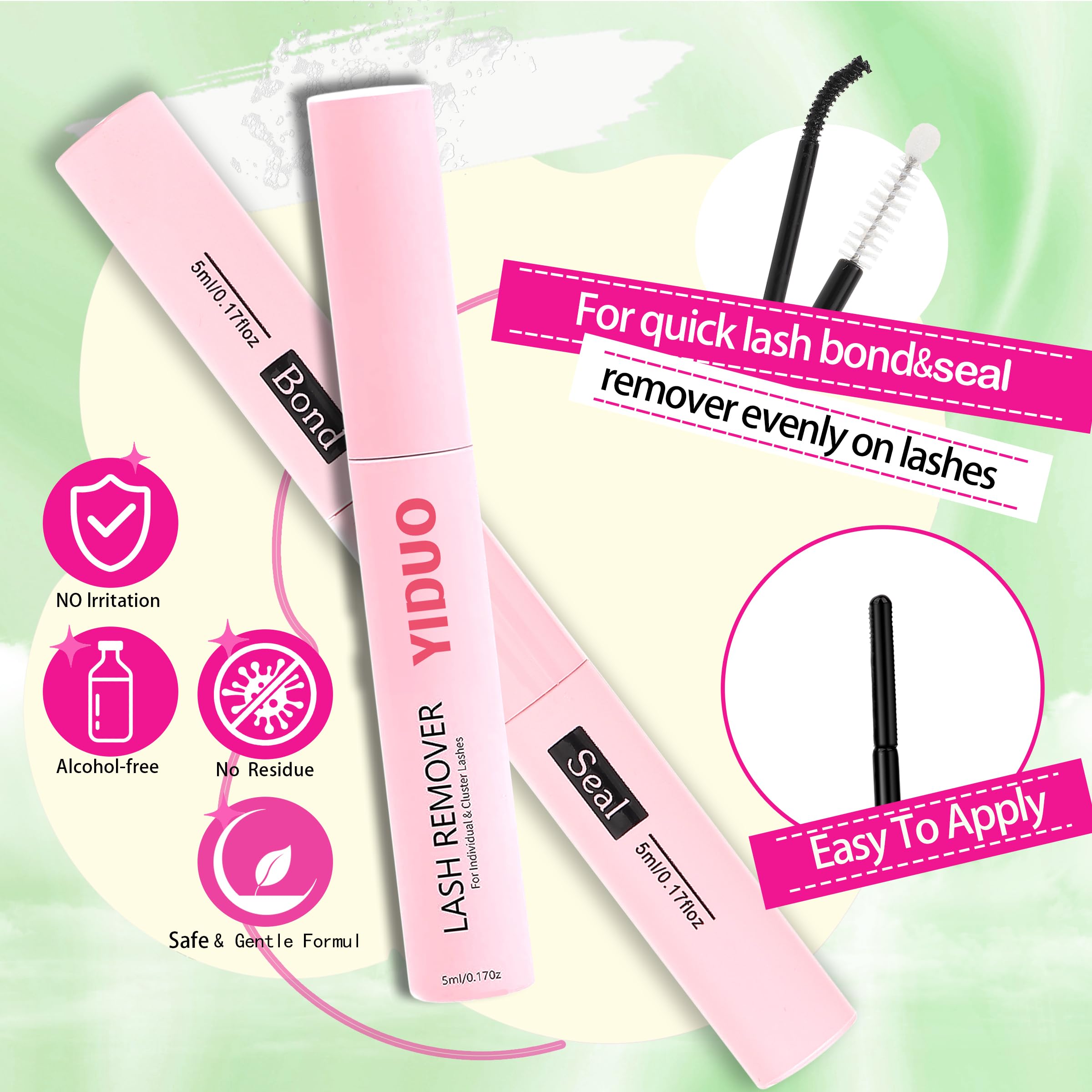 YIDUO Cleansing Shampoo for clean, residue-free lashes