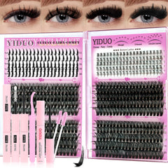 YIDUO Lashes Clusters Kit main packaging for versatile DIY looks