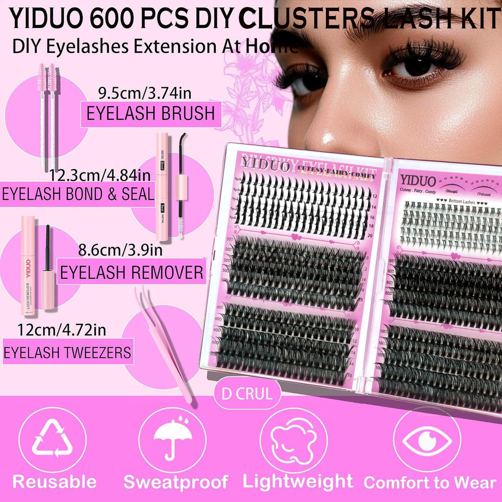Kit packaging with clear usage instructions