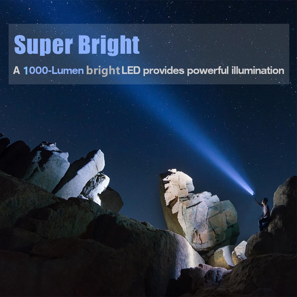 YIERBLUE side flood light offers close-up, glare-free illumination