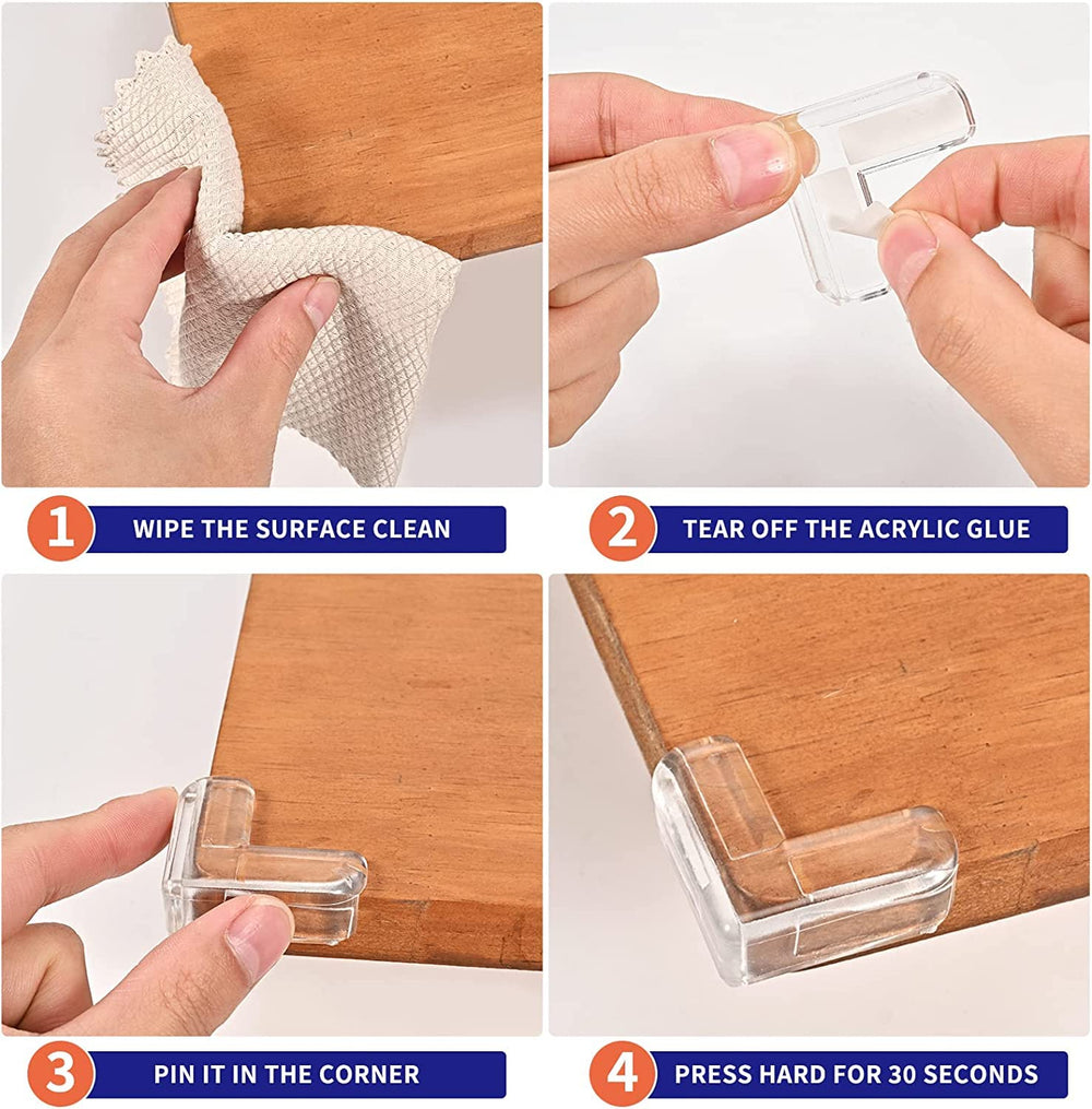 YIIFELL easy-install corner guards for quick, strong adhesion