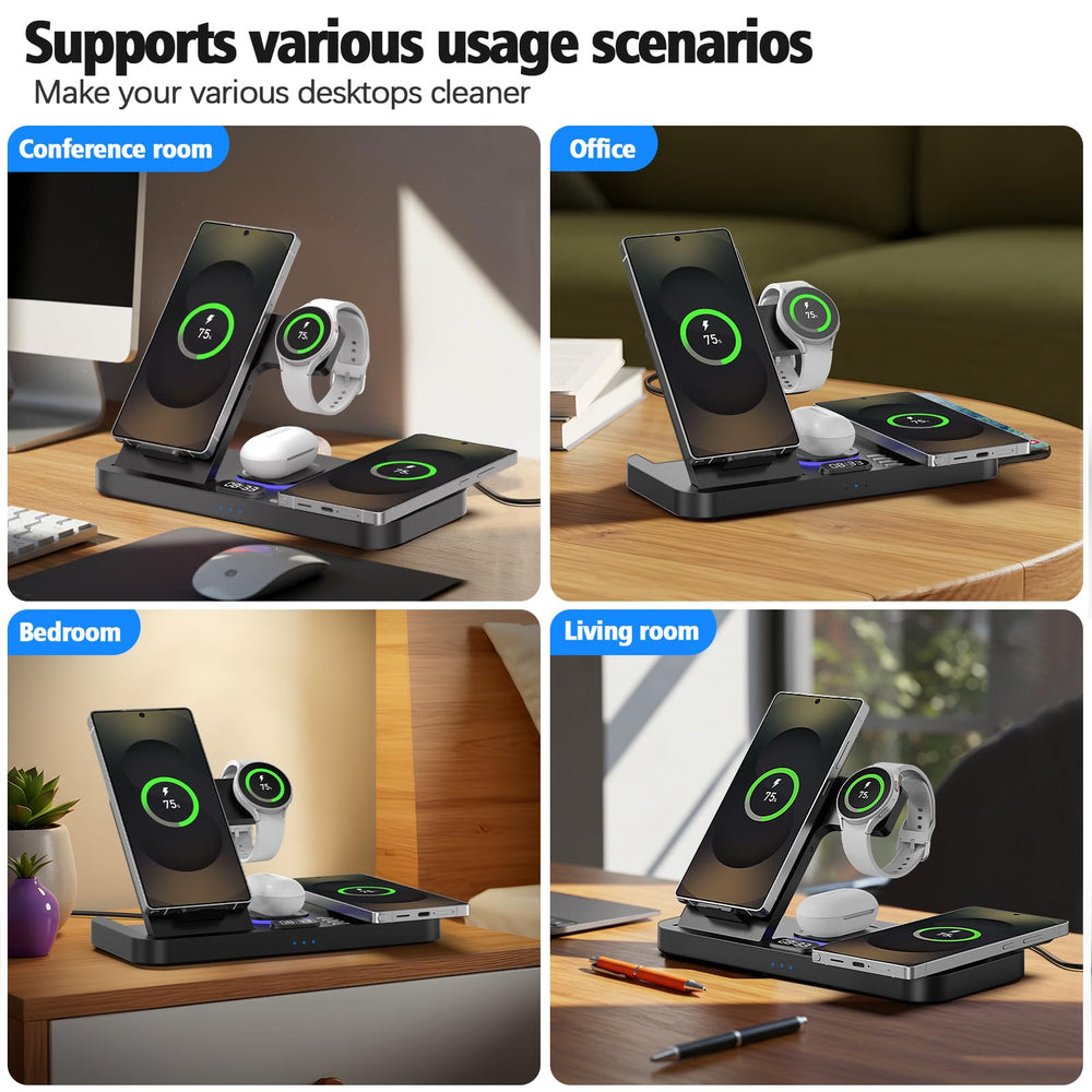 YiJYi included 30W charger powers devices quickly for rapid top-ups.