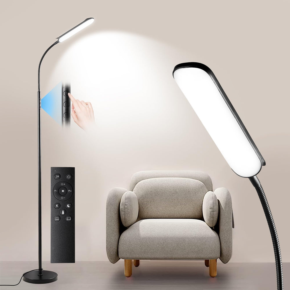 Yikuneng floor lamp base and stand provides stable illumination for living rooms.