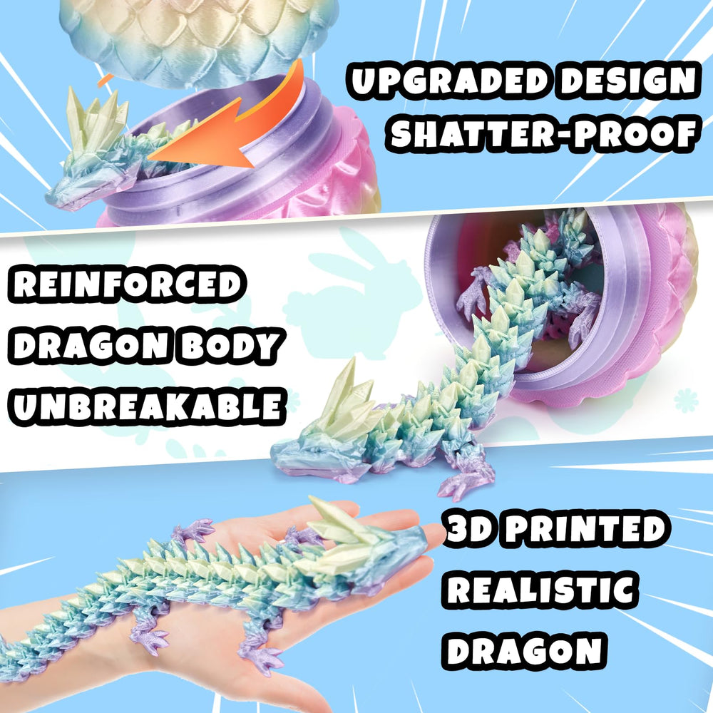 YILCER dragon egg fidget toy supports focus and stress relief.