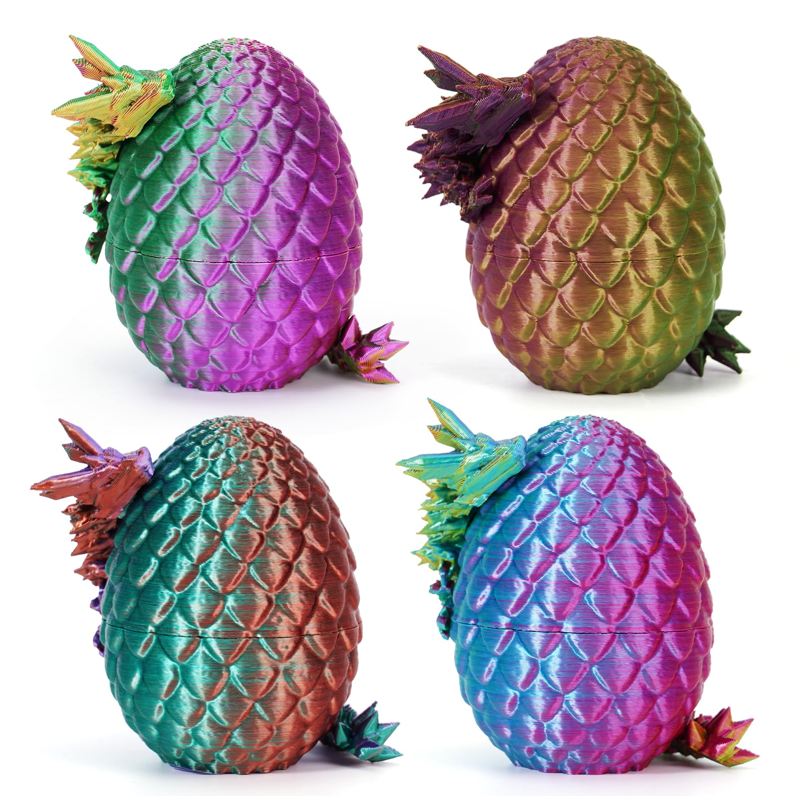 YILCER dragon eggs reveal crystal dragons inside for a magical unboxing experience.