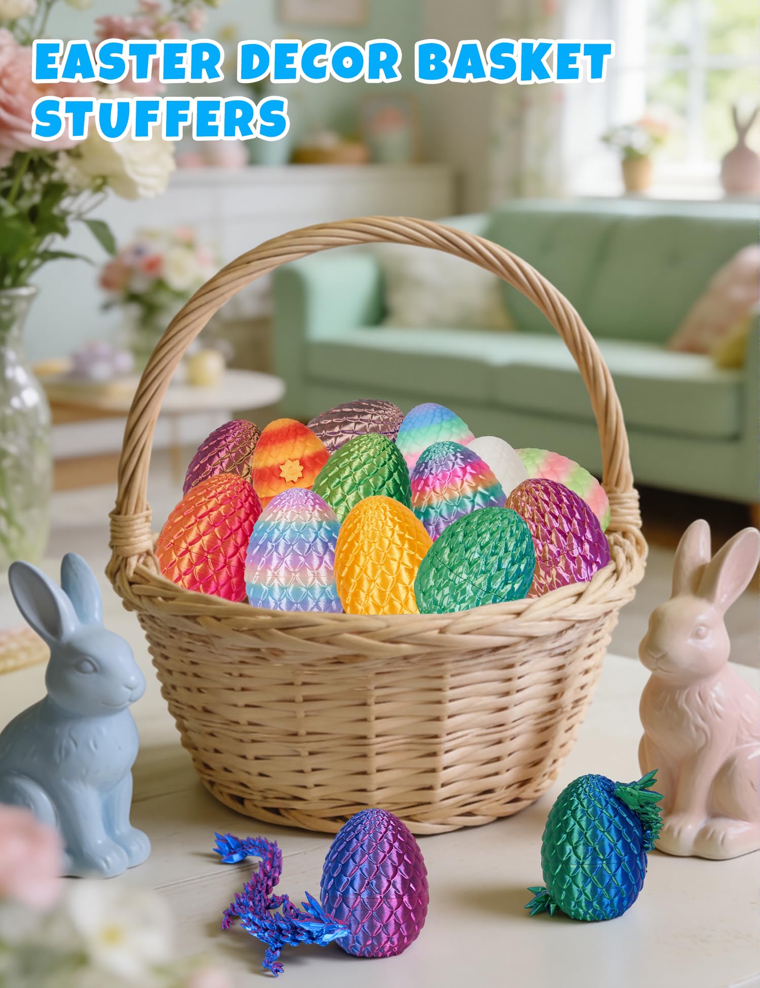 YILCER dragon eggs colorful ornaments appealing to collectors and fantasy fans