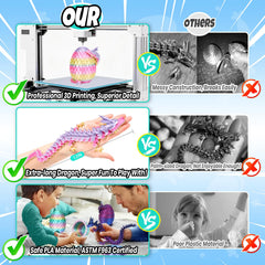 YILCER eco-friendly PLA construction supports safe gifting