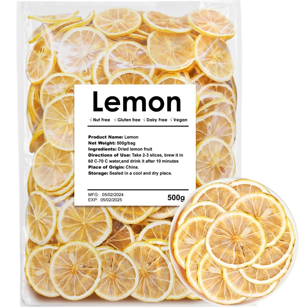 YiLing dried lemon slices for cocktails with vibrant aroma and tangy flavor