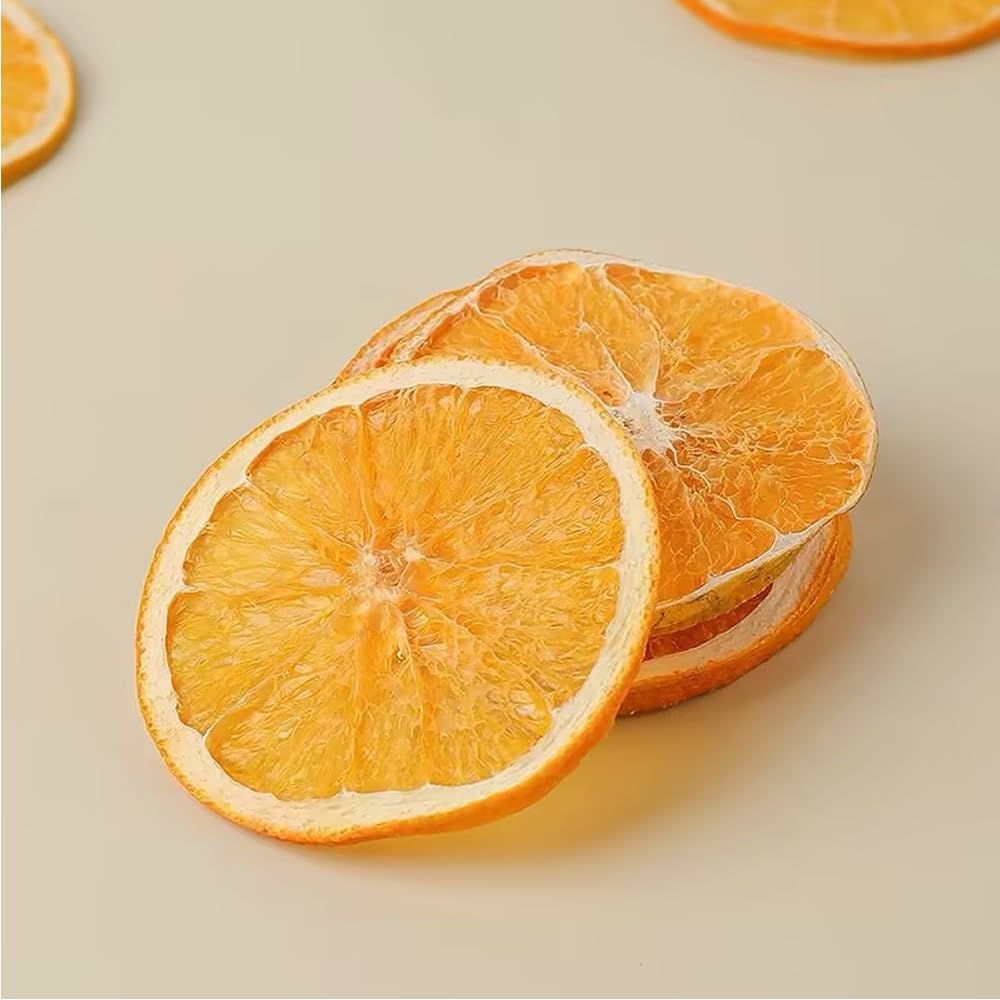YiLing Dehydrated Orange Slices steeped in water for a subtle citrus infusion.