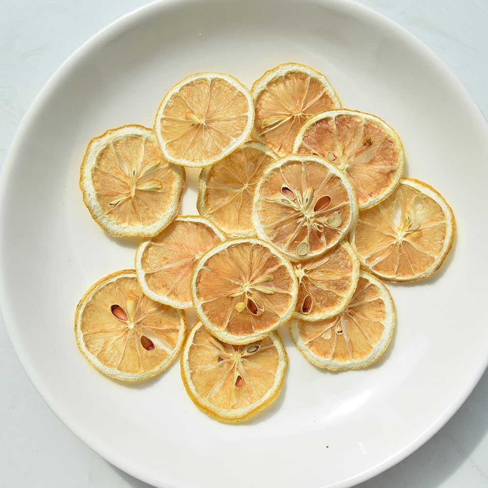 YiLing dried lemon slices flavor tea and water with citrus zest