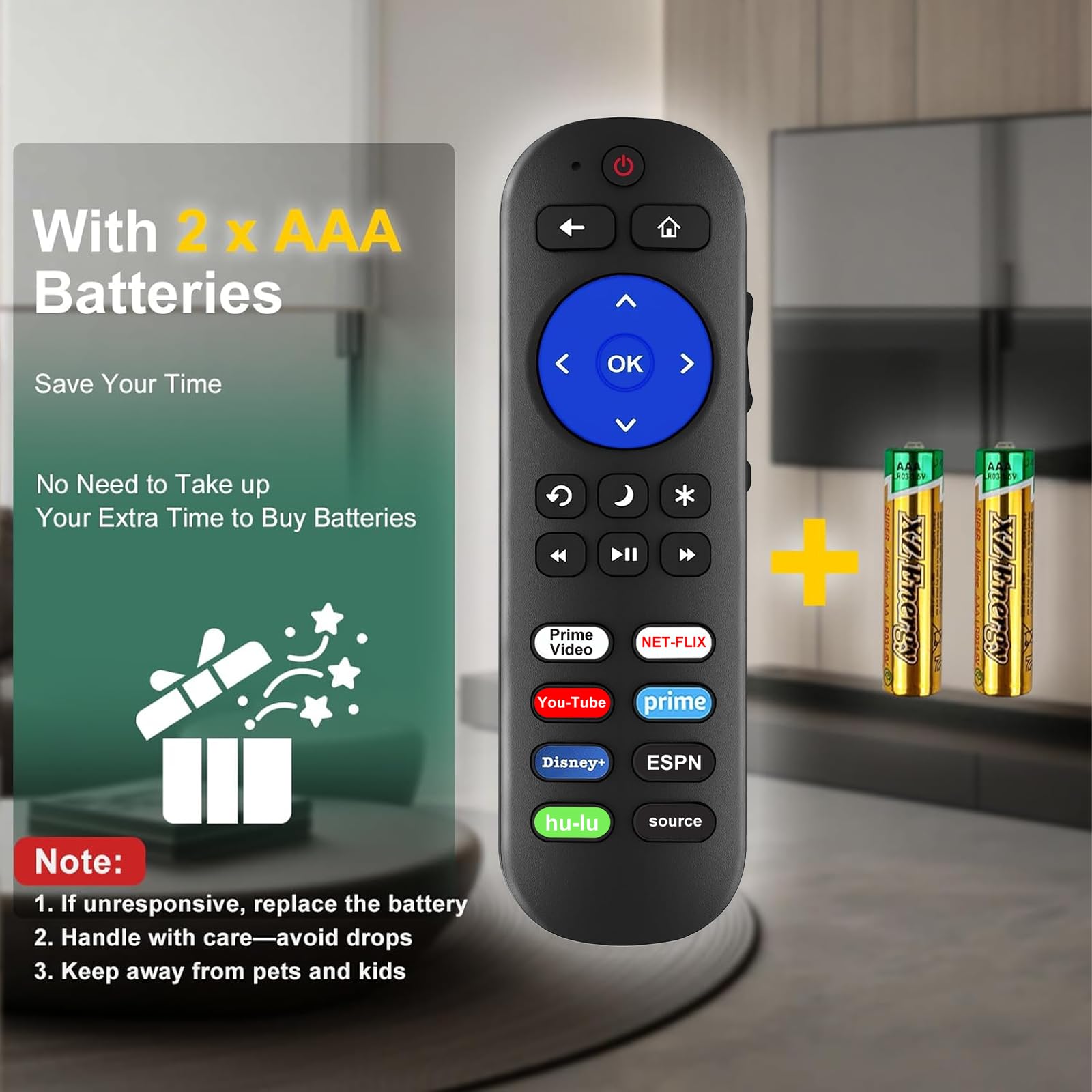 Yimaut Roku remote compatibility list showing supported models for easy reference.