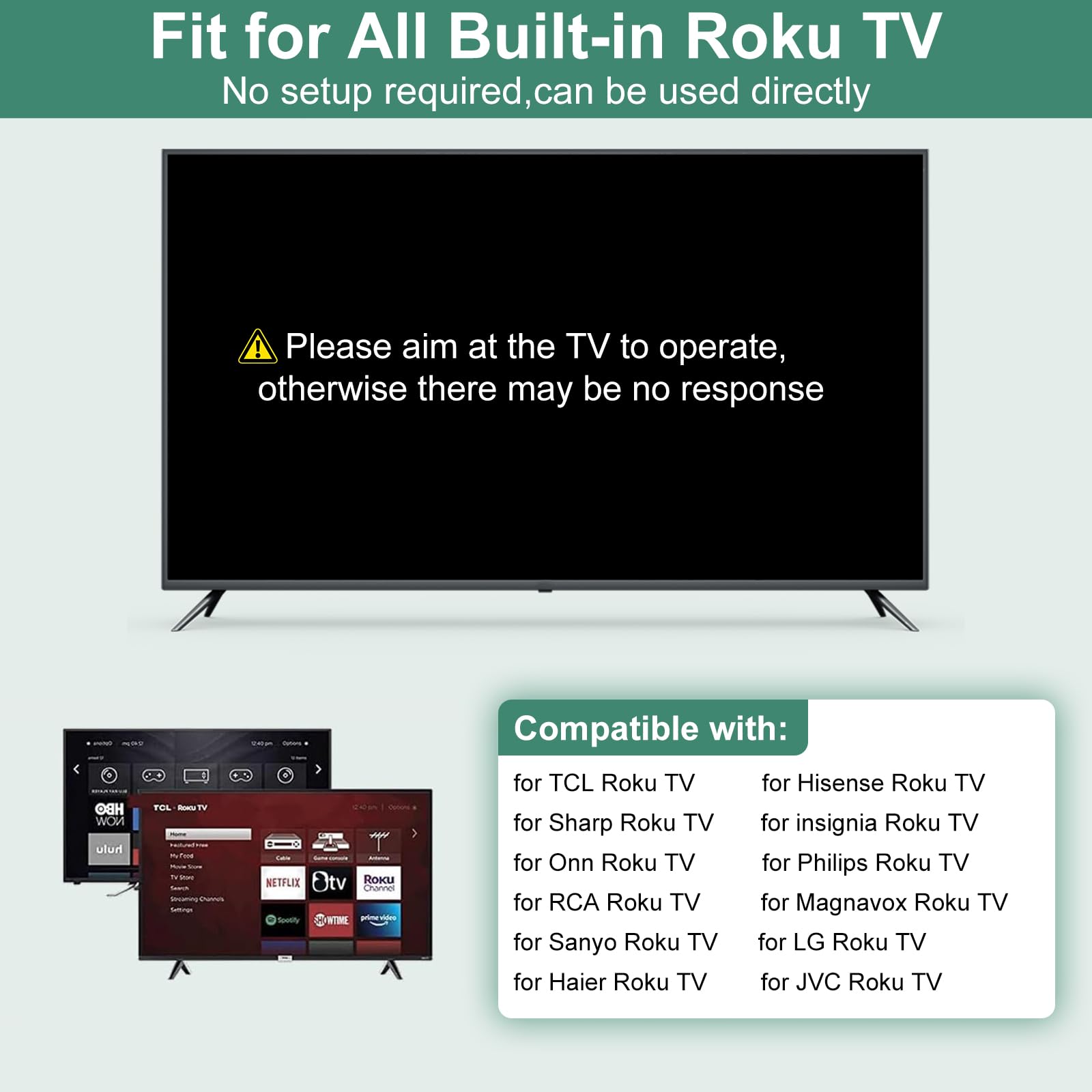 Yimaut Roku remote in-use during film night demonstrating comfortable one-handed operation.