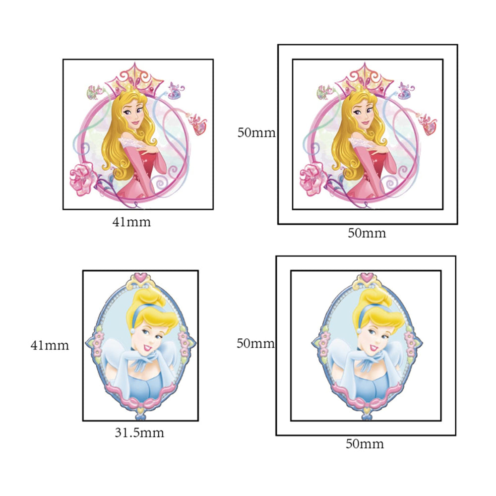 YINFENGKANHAI Disney Princess tattoos sheet 04 non-toxic options suitable for kid-safe activities