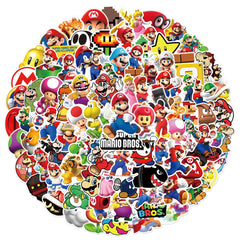 YINFENGKANHAI Mario sticker on water bottle boosts color and durability for outdoor use