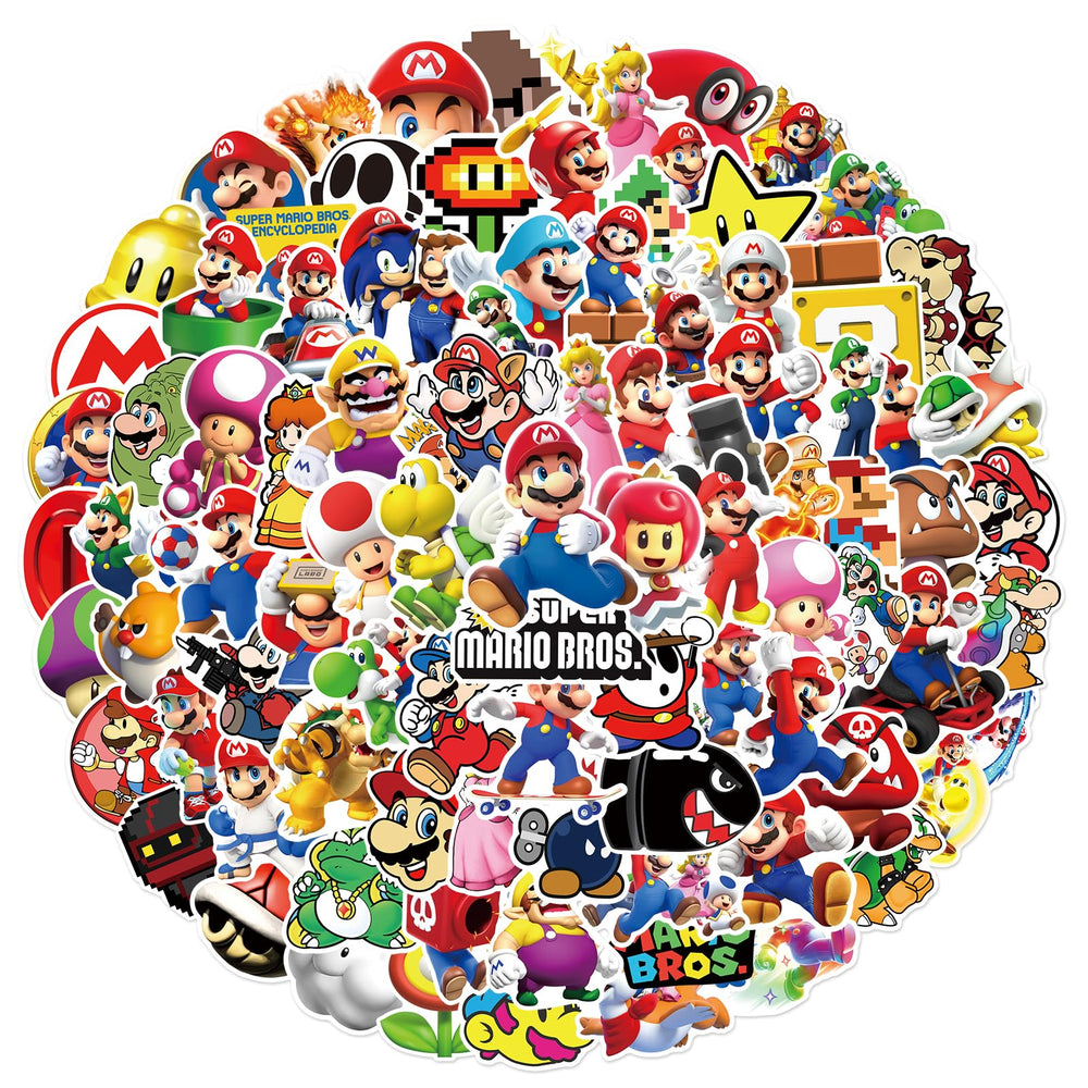 YINFENGKANHAI Mario collection stickers for creative DIY projects
