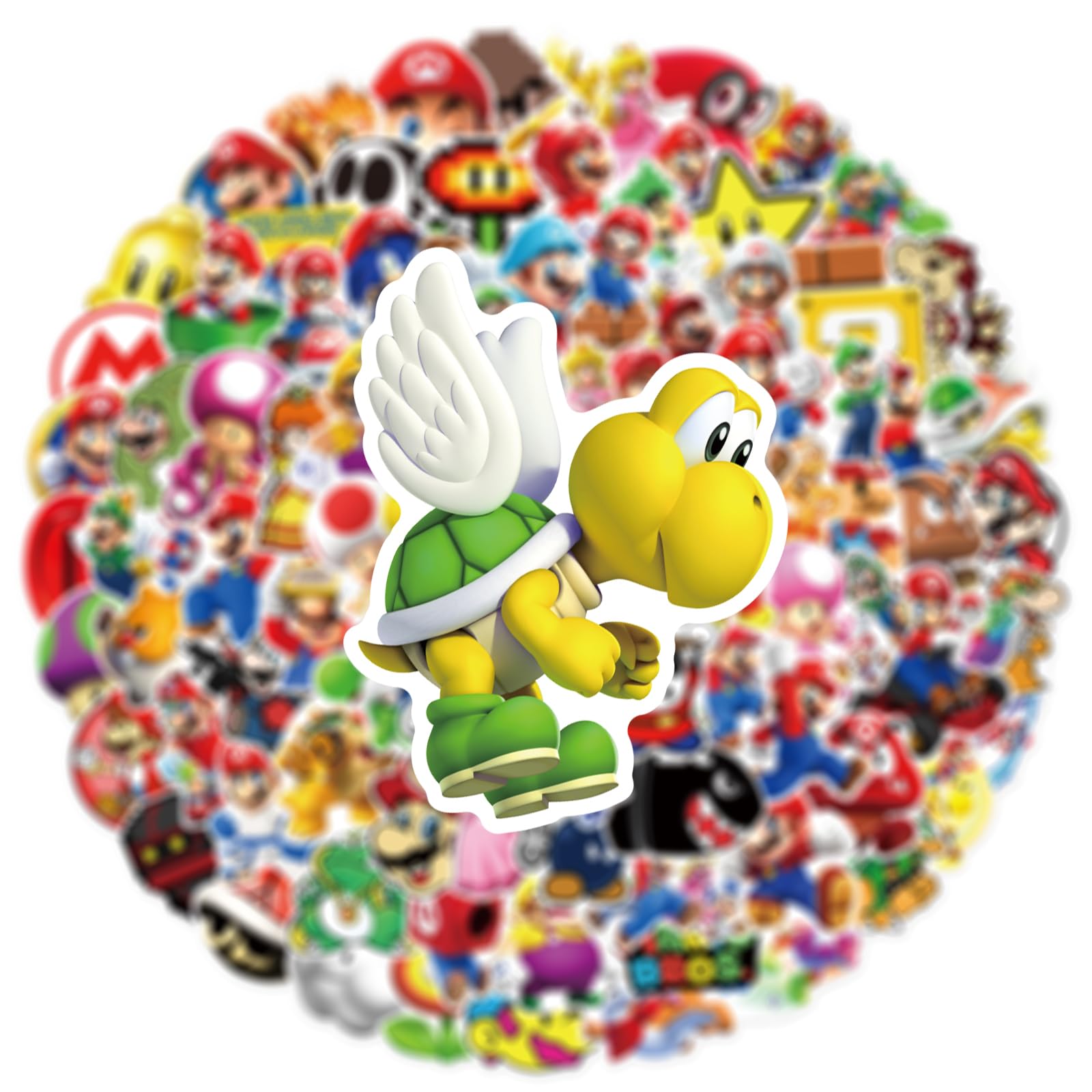 YINFENGKANHAI Mario sticker pack ideal for teens' notebooks and gadgets