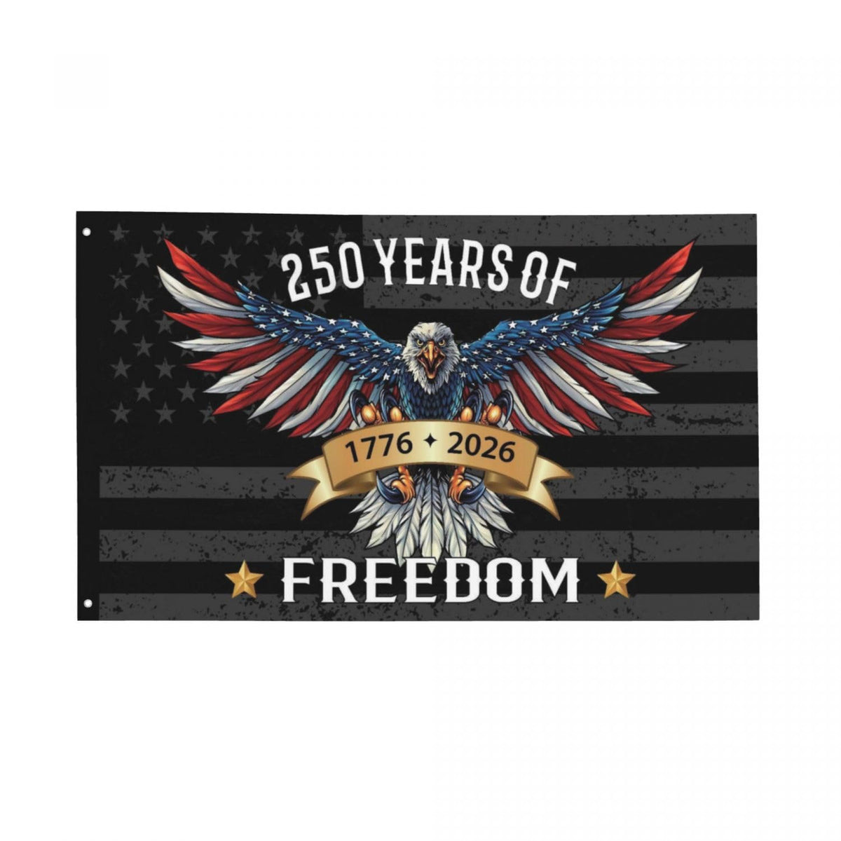YINGFAN 250-years flag 3x5ft ready to hang with vivid color.