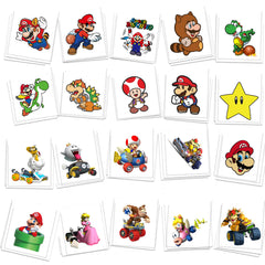 YINGXIANG 60 Pcs cartoon tattoos for kids showcase vibrant designs for party fun.