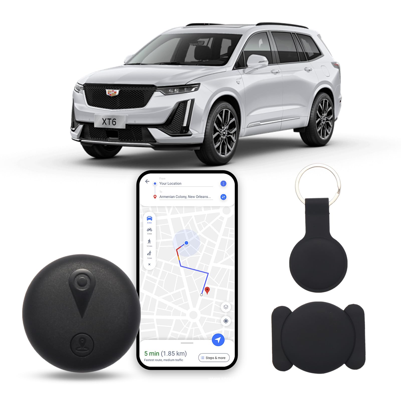 Yinnovay hidden GPS tracker under car chassis for discreet vehicle tracking