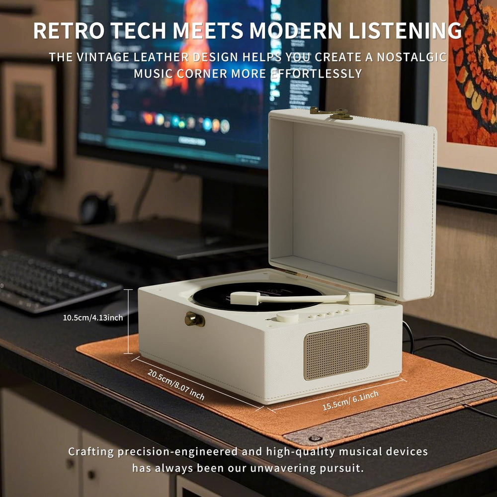 Yintiny CD player Bluetooth transmitter enabling wireless streaming from a smartphone