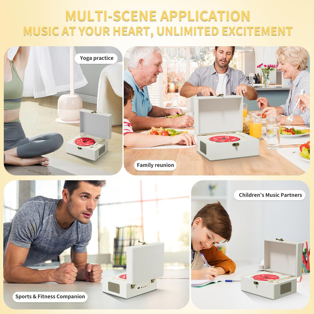 Yintiny CD player complements home decor with subtle background music capability