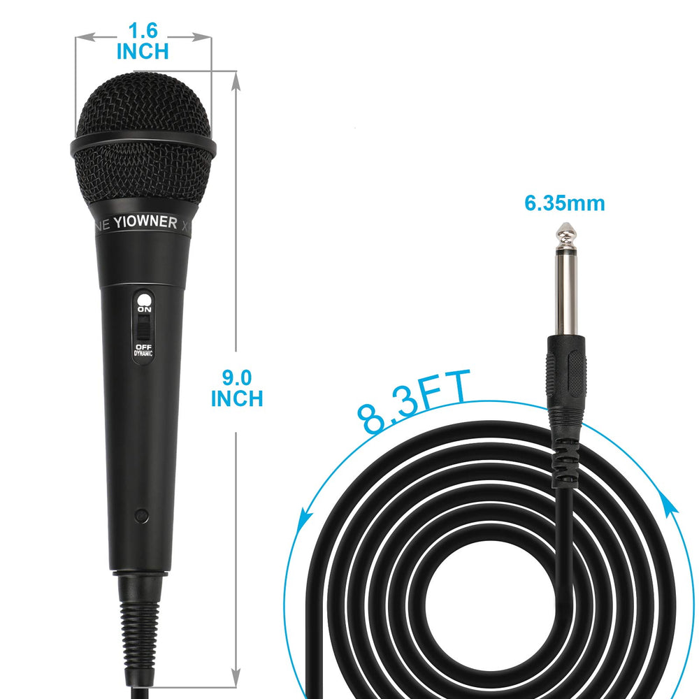 Yiowner karaoke microphone suitable for parties and conferences