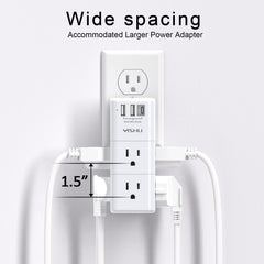 YISHU USB port panel delivering smart charging for USB devices.