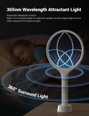 YISSVIC purple light lure helps reduce flying insects around patios.