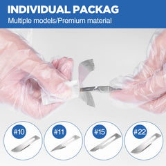 YixangDD blades assortment 10, 11, 15, 22 for varied tasks