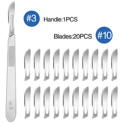 YixangDD No.10 scalpel blades for clean, detailed work.
