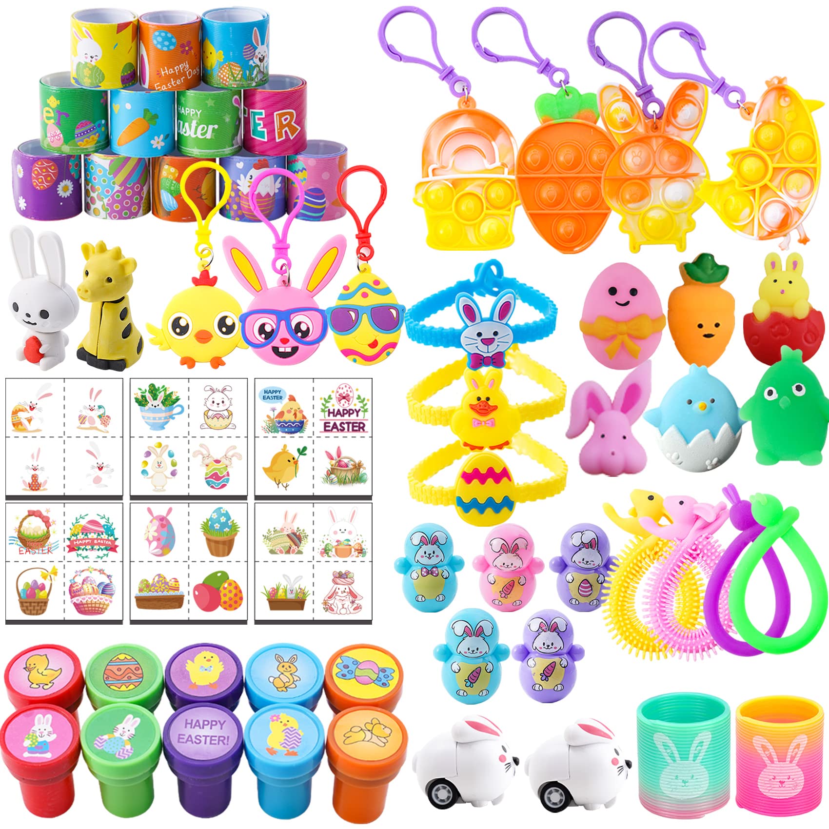 YiYLunneo Easter fillers 100pcs for festive egg hunts and gift baskets