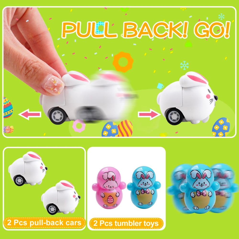 YiYLunneo Easter hunt party favors add color and excitement.