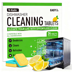 Y-Kelin lemon dishwasher tablet ready to clean and deodorize
