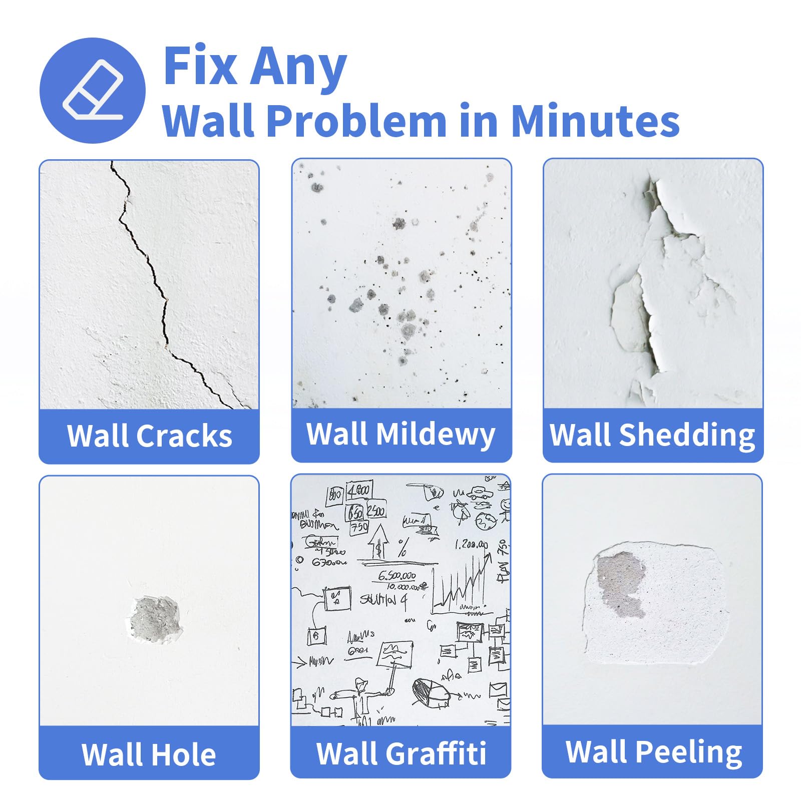YKF waterproof, alkali-resistant paste suited for humid spaces