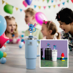 YKIAMGH cute designs on straw toppers for hydration fun