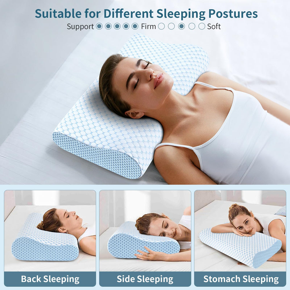 Ylekto breathable cooling pillowcase close-up shows cooling fabric for restful sleep.