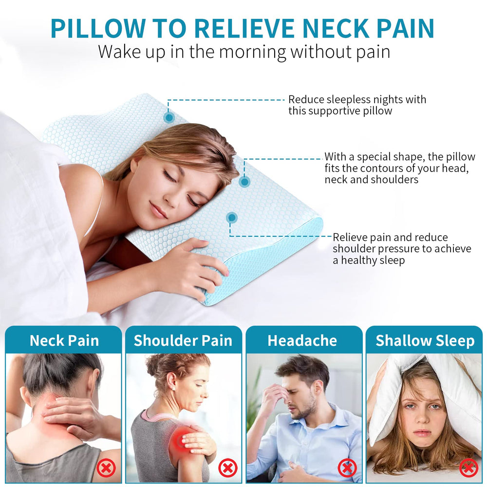 Ylekto gift-ready memory foam pillow for every sleeper.