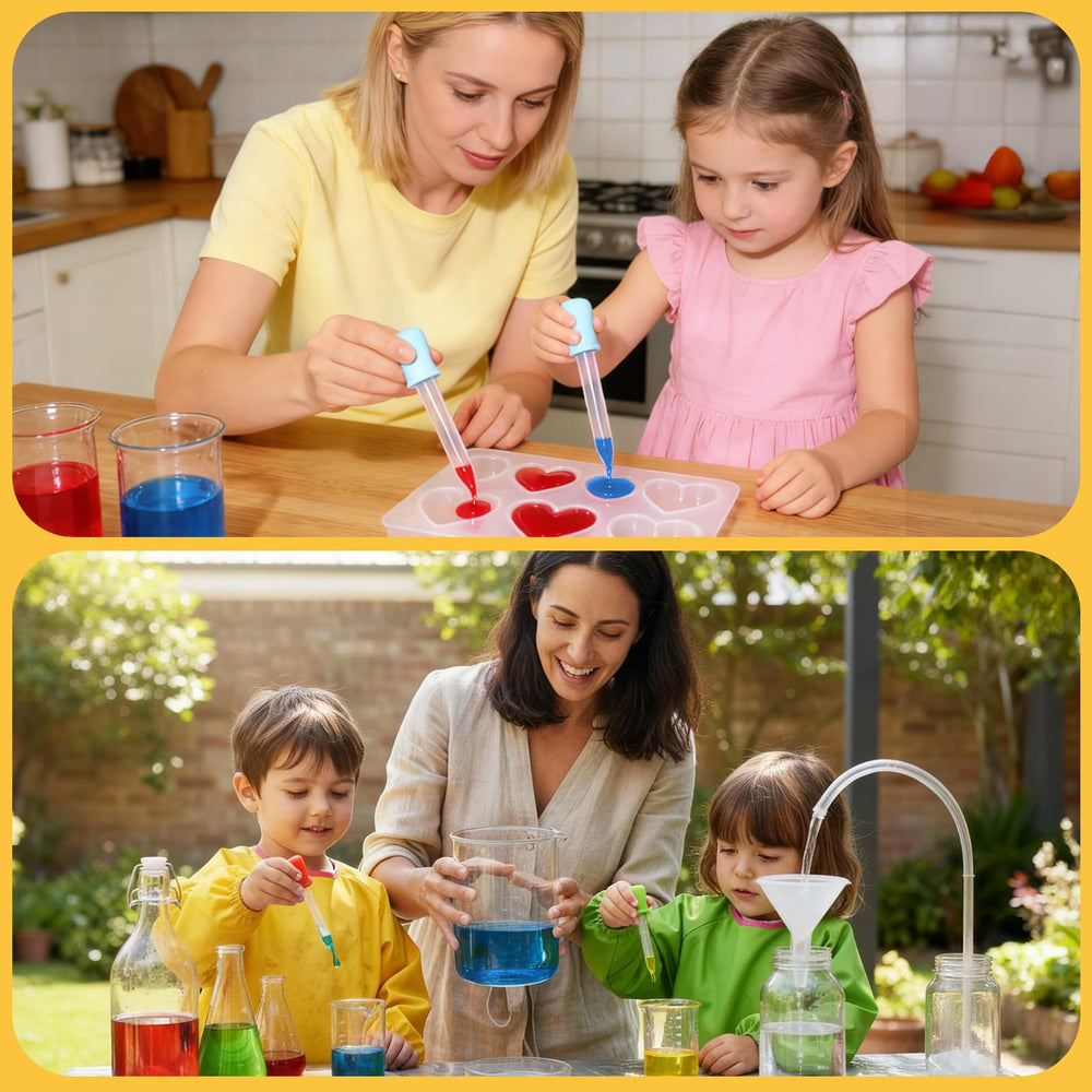 YLMUSU droppers support candy decorating, slime making, and baking projects.