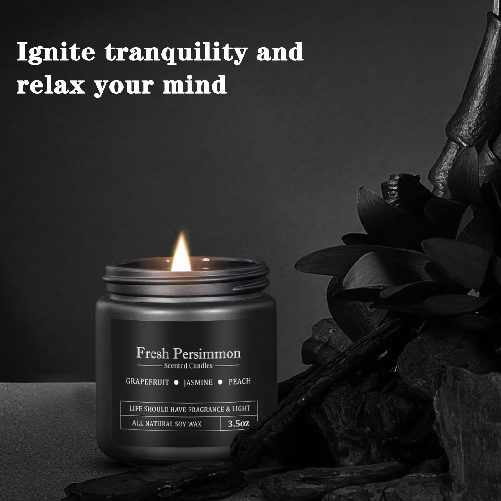 YMing herb green candle blending subtle greenery for desk or bedside.
